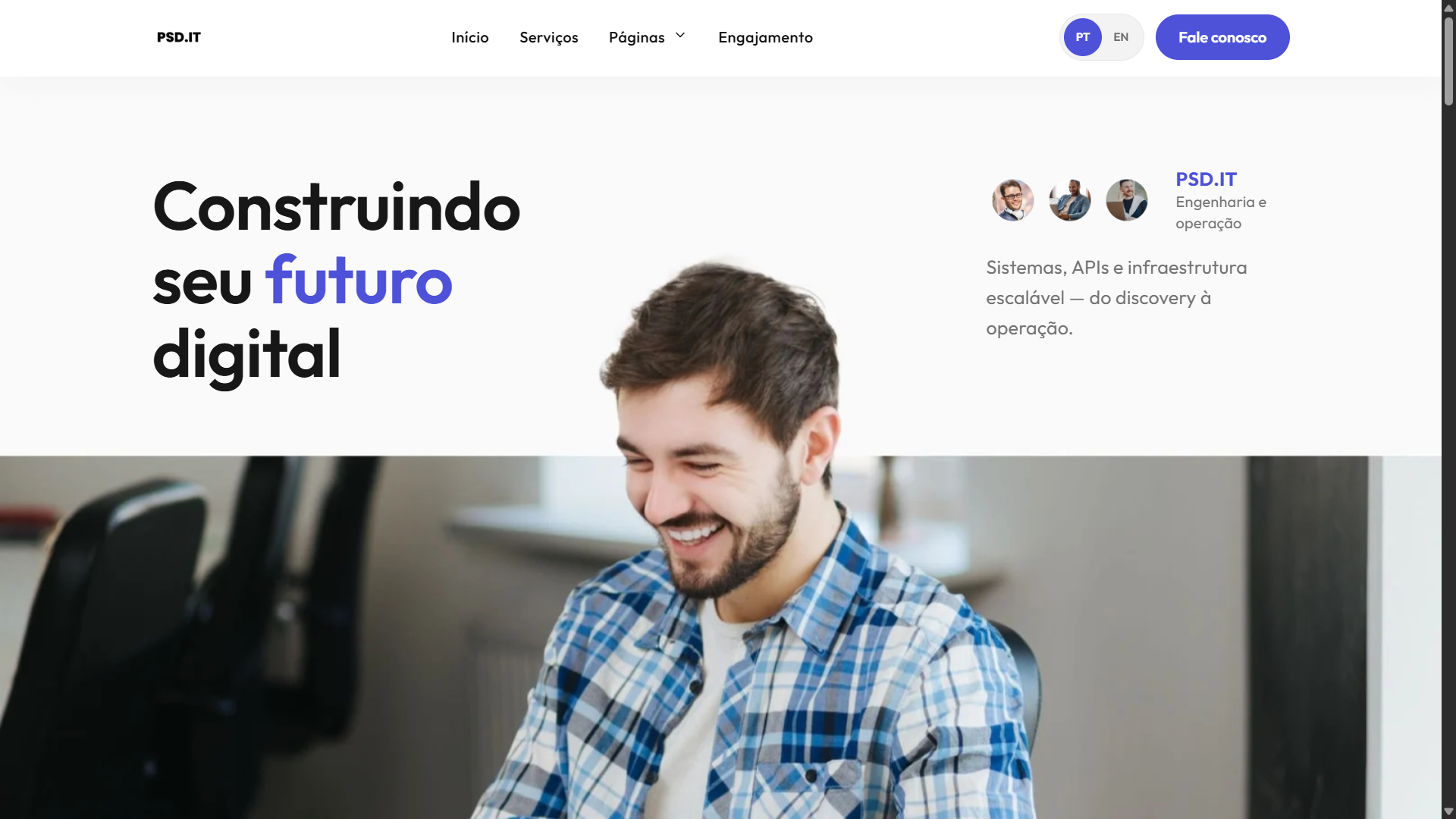 LANDING PSD.IT — preview